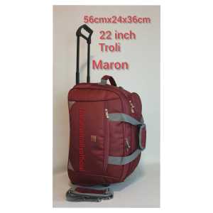 Tas Pakaian Troli Polo Interclub 56cmx24x36cm ukuran medium