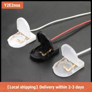 【Local shipping】 5PCS Single Slot CR2032 CR 2032 Button Coin Cell Battery Holder Case Cover With ON-OFF Switch leads Wire 3V Battery Box