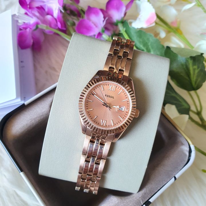Buy FOSSIL Ladies Tortoise Shell and Stainless Steel Bracelet Watch/  Vintage FOSSIL Women's Wrist Watch/ New Battery Online in India - Etsy