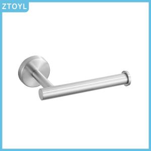 ZTOYL Toilet Paper Holder Bathroom Toilet Wall Mounted Paper Roll Holder Durable Stainless Steel Modern Style