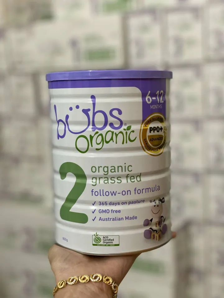 HCM]SỮA BUBS ORGANIC SỐ 2 ÚC 800G ( TỪ 6-12 THÁNG TUỔI ) | Lazada.vn