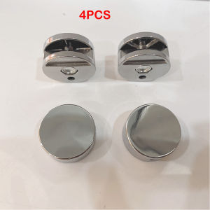 DY 4PCS Zinc Alloy Glass Clamp Bracket Holder Clip For Bathroom Mirror Shelf Support Bracket Glass Clip Clamp Holder