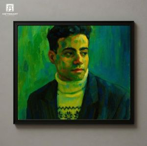 Tranh Nghệ thuật "Chân Dung Một Chàng Trai" VIETSMART ART - Acrylic 60 x 70cm