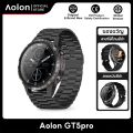 Aolon GT5 Pro สมาร์ทวอทช์ 2025 เข็มทิศใหม่ 100+ โหมดกีฬา Jam วิ่ง Pria Pace นาฬิกา DIY ใบหน้า การตรวจสอบสุขภาพ สมาร์ทวอทช์กันน้ำสายรัดคู่ บลูทูธ โทรข้อความ Push. 