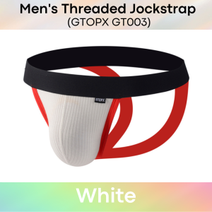 Mens Jockstrap: Viscose Fibre Threaded Jockstrap Underwear (GT003)