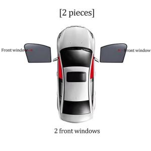 NISSAN Almera Sylphy Livina NV200 Sentra Teana X-Trail Serena Navara C26 C27 Magnetic Sunshade Window Rear 1 set