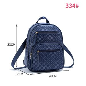HY BAG #334 FASHION WOMENS NYLON 14INCHES LIGHTWEIGHT MULTI-COMPARTMENT BACKPACK