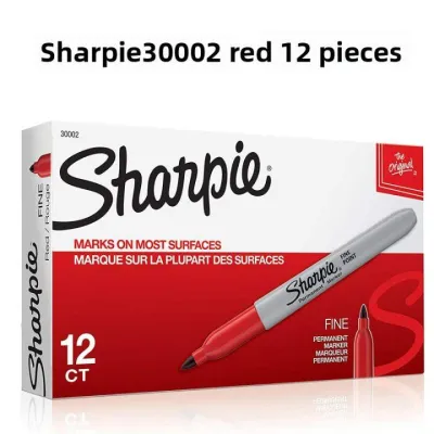 【Sharpie 】Oil-Based Markers Dust-Free Low-Temperature Resistant Black Waterproof Biological Laboratory Labelling Pens