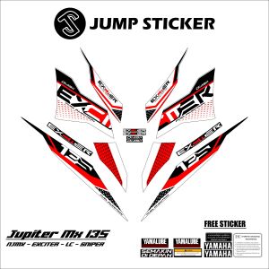 Stiker striping jupiter mx new 135 grafis variasi 012