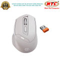 Chuột không dây bluetooth kiêm wireless INPHIC DR6 Silent không tiếng click (màu xám tro). 
