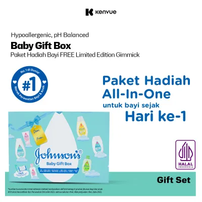 JOHNSONS Baby Gift Box / Paket Hampers Bayi