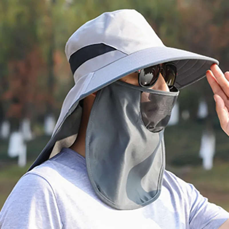 Men Women Summer Protect Neck Face UV Sun Protection Flap Cap
