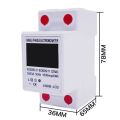 Công tơ điện tử có RESET 1 pha 220V-60A Nakasi - đồng hồ đo công suất tiêu thụ Kwh. 