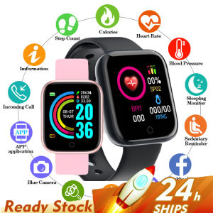 POSHI Full Touch Screen Smart Watch Heart rate monitor Blood pressure Smartwatch Sport Fitness Watches for Men Women Waterproof Jam Tangan Pintar