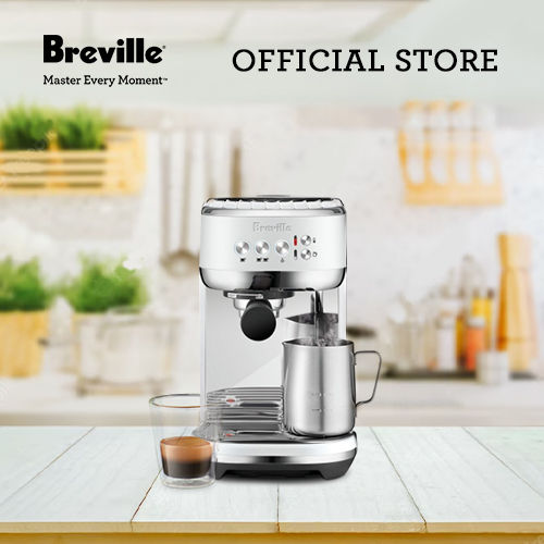 Breville Bambino Plus Sea Salt Coffee Maker Espresso Machine With 