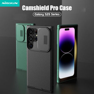 Nillkin CamShield Frosted Carbon Fiber Cover Shockproof Case for Samsung Galaxy S25 / S25+ / S25 Ultra (Black)