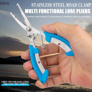 💖【Special price】💖ERDU Curved Mouthed Fishing Pliers Stainless Steel Powerful Horse Fish Line Scissors Multifunctional Road Pliers