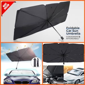 Payung Penutup Kaca Depan Mobil Pelindung Panas Matahari Portable Universal Car Umbrella MS