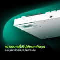 [คีย์บอร์ดภาษาไทย]Machenike K1 Gaming Keyboard Thai Keyboard คีย์บอร์ดเกมมิ่งแบบมีสาย 98 ปุ่ม แบบ RGB Backlit คีย์บอร์ดเงียบพร้อมปุ่มหมุนและแผงตัวเลข. 