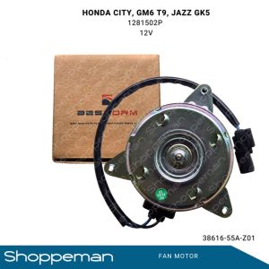 BESNORM HONDA CITY JAZZ GK5 GM6 T9A FAN MOTOR 12VOLTS 38616-55A-Z01 1281502P