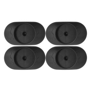 🚚Penghantaran Tempatan🚚Baby Gate Wall Protector4 Packs Stair Gate Extension Wall SaverBlack Safety Wall Guard Protector Pads for Pressure Mounted Gate Door Babies & Pets Safety.