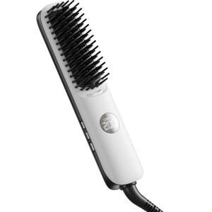 หวียืดผมสำหรับผู้หญิงหวีผมตรงแปรงเคราแบบลบเซรามิคแบบพกพาขนาดเล็กใหม่จากญี่ปุ่น