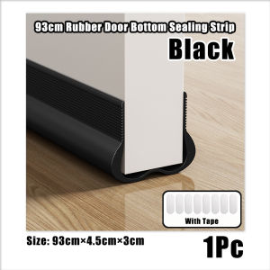 93cm Rubber Door Bottom Sealing Strip Flexible Draft Stopper Wind Dust Noise Reduction Insect