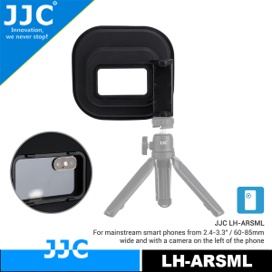 JJC Anti-Reflection Soft Silicone Hood For Smartphones Compatible With Samsung Galaxy S23 Ultra&More Phones of 55-95mm/60-85mm WideWith 1/4"-20 Thread Hole Design