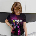 Women's Fully Sublimated Shirt GAD Jersey zumba wear outfit for women Love Zumba Zumbawear Breathable uniform T-shirt for women Top CODE:2. 