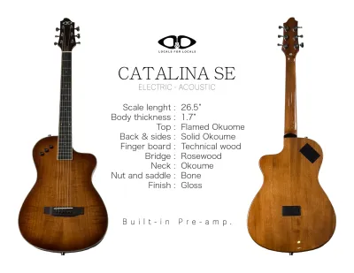 D&D Catalina SE Solid Top Acoustic-Electric