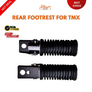 Genuine Motorcycle Footrest Set Rear/Front Ergonomic Rubber Design for Comfort