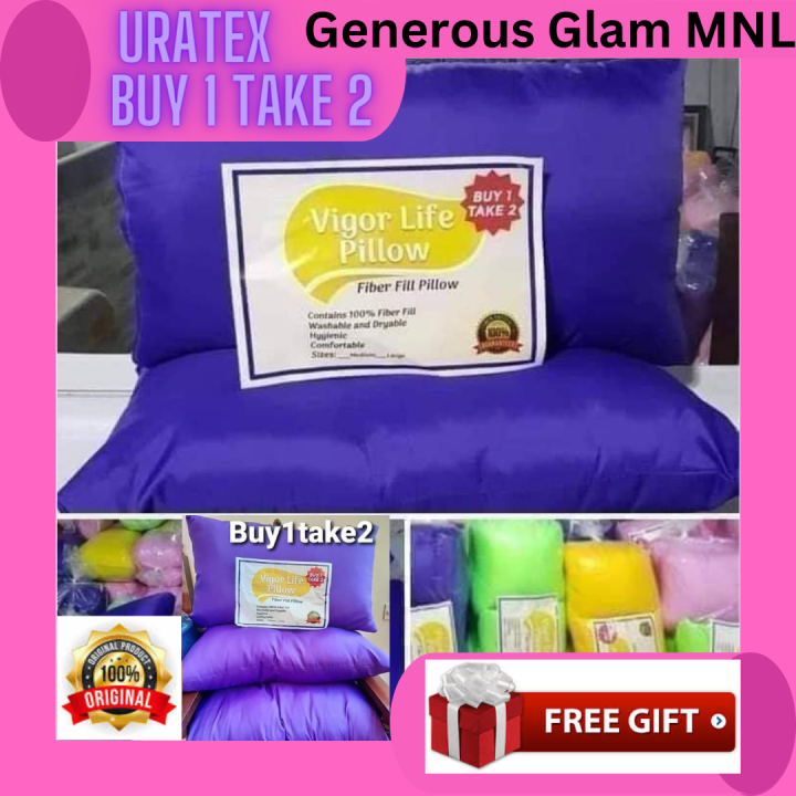 Buy 1 Take 2 URATEX VIGOR LIFE Pillow high quality feel comfortable 100