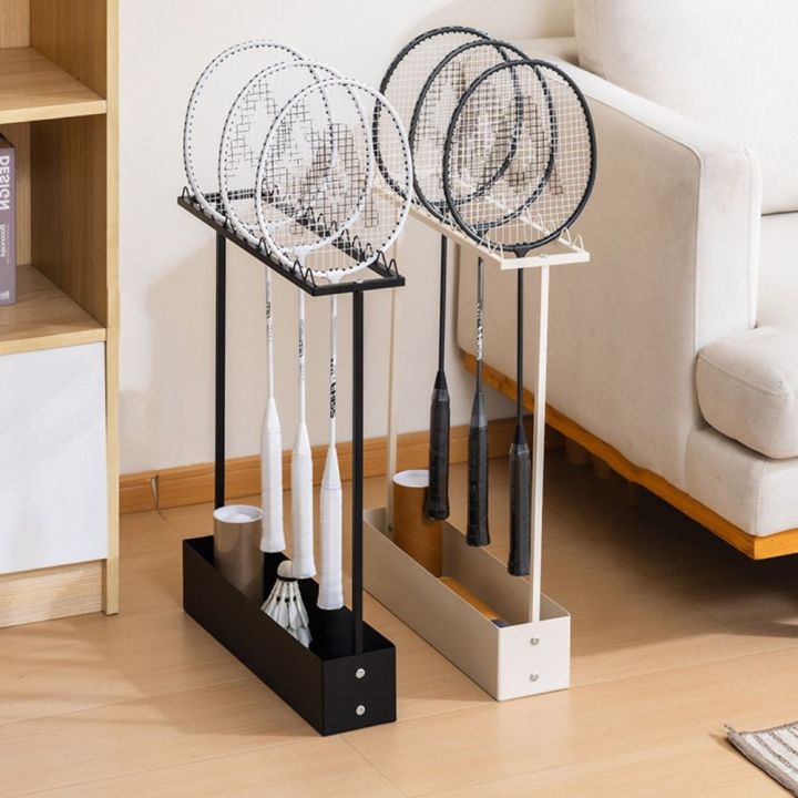 MJJ8 Heavy Duty Badminton Racquet Storage Rack Space Saving Large ...
