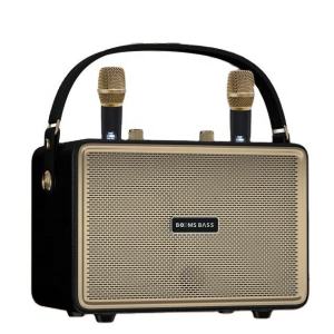 Loa bluetooth BoomBass M4202 kèm 2 micro không dây xách tay công xuất 40W âm thanh trầm ấm bass căng BH 12 Thánng