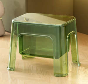 Storage Stool Childrens Toy Storage Box Transparent chair with Storage Box