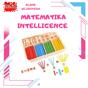 [ALONK.S] [BELI DIATAS 50RB FREE GIFT] INTELLIGENCE STICK / Belajar Berhitung / Mainan Edukatif Stick Matematika Mainan Anak Pandai Berhitung Belajar Berhitung Matematika Intelligence Stick Stick Kayu Matematika Picka Boo