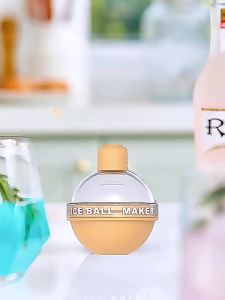 [SG Stock]  Ice Ball Mold Quick Freezer Silicone Whiskey Ice Ball Maker Party Drink Chiller Light Bulb Shaped Ice Cube Mold Summe