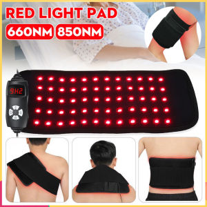 Red Light Therapy Belt 660nm 850nm Infrared Red Light Heating Wrap for Knee Wrist Ankle Leg Arm Neck Back Shoulder Joints Muscle Pain Relief