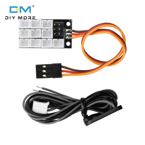 diymore RC Expansion Board 4-in-1 PH2.0 Expansion Module Compatible with 1/14 Scale Tracked Vehicles Construction Machinery Models Lighting Assembly