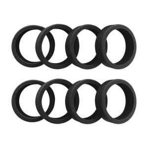 8Pcs/set Silicone Travel Luggage Caster Shoes Suitcase Silent Wheel Cover