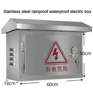 304 stainless steel distribution box outdoor rainproof and dustproof power box equipment junction box