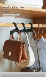 Wardrobe arched scarf protection storage rack