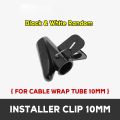 🇸🇬 10/28mm Cable Wrap Tube Cord Protector  Management Installer Clip  Cable Holder Organizer  spiral cable wrap. 
