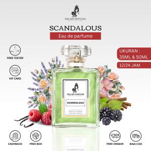 Delisa Eau De Parfume Scandalous - Tahan Lama Memikat dan Elegan Premium