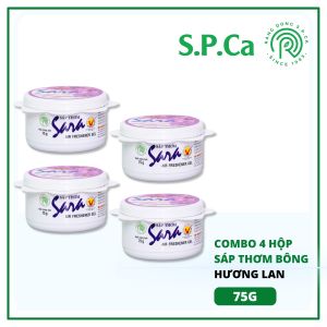 Combo 4 sáp thơm bông Sara 75g hương lan tỏa hương nhanh đánh bay mùi lưu hương từ 10 đến 12 ngày - SPCa000083