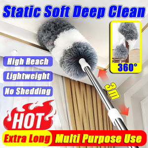 3m Microfiber Duster Kit Static Adsorption No Dead Corners Home Car High Ceiling Cleaner