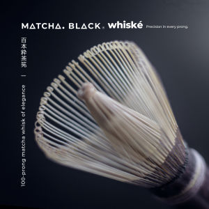 MATCHA.BLACK: Whiske Chasen - Matcha Whisk 100 prong Chasen Bamboo Whisk Chasen Whisk Matcha Whisk Bamboo Matcha Accessories Tea Accessories Matcha