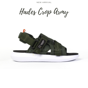 footconcept footwear hades crop army sandal kasual pria wanita sendal gunung outdoor traveling 36-44