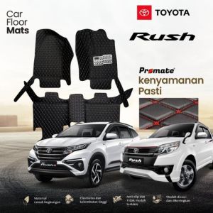Karpet Mobil Toyota Fortuner Full set Karpet Promete Kulit Waterproof Premium