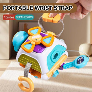 10 In 1 Baby Busy Board Cube Early Educational Toys Montessori Sensory Toys for Toddlers Kids